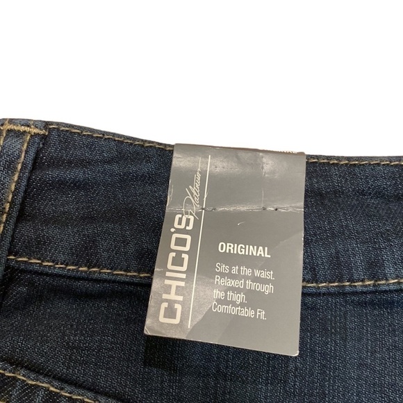 Chico’s Platinum Original Charm Crop Denim Jeans NWT - Picture 10 of 11